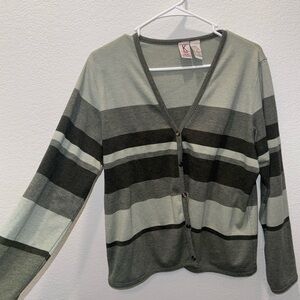 Koret Women's Multi-Tone Cardigan Sweater